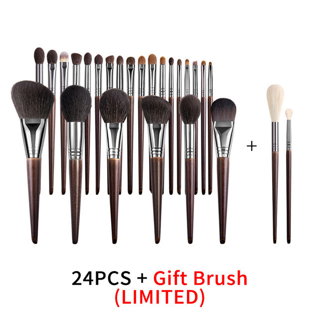 natural makeup brushes set, view 11 - MRSLM