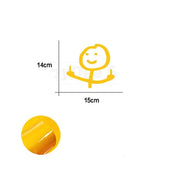 reflective cartoon car sticker, view 4 - MRSLM