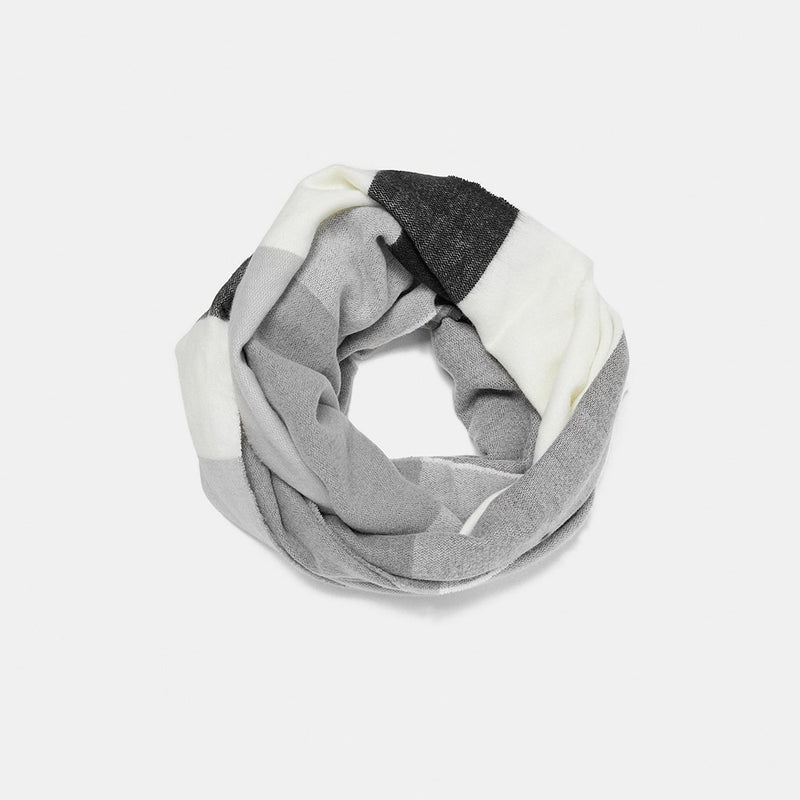 Oversized plaid faux cashmere scarf, view 4 - MRSLM