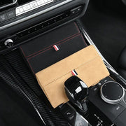 pu leather car visor sunglasses holder, view 9 - MRSLM