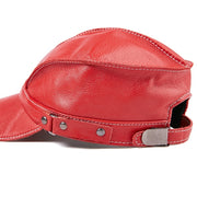 Men's leather baseball cap with earmuffs, view 7 - MRSLM