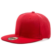 flat brim snapback baseball cap, view 7 - MRSLM