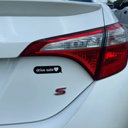 drive safe vinyl car decal, view 9 - MRSLM