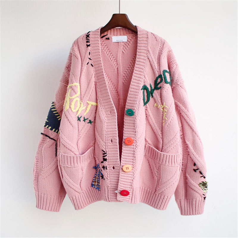 women's cardigan sweater, view 8 - MRSLM