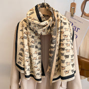 Thickened floral shawl scarf - MRSLM