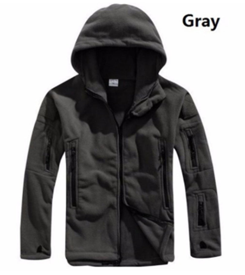 Men's thermal fleece tactical jacket, view 6 - MRSLM