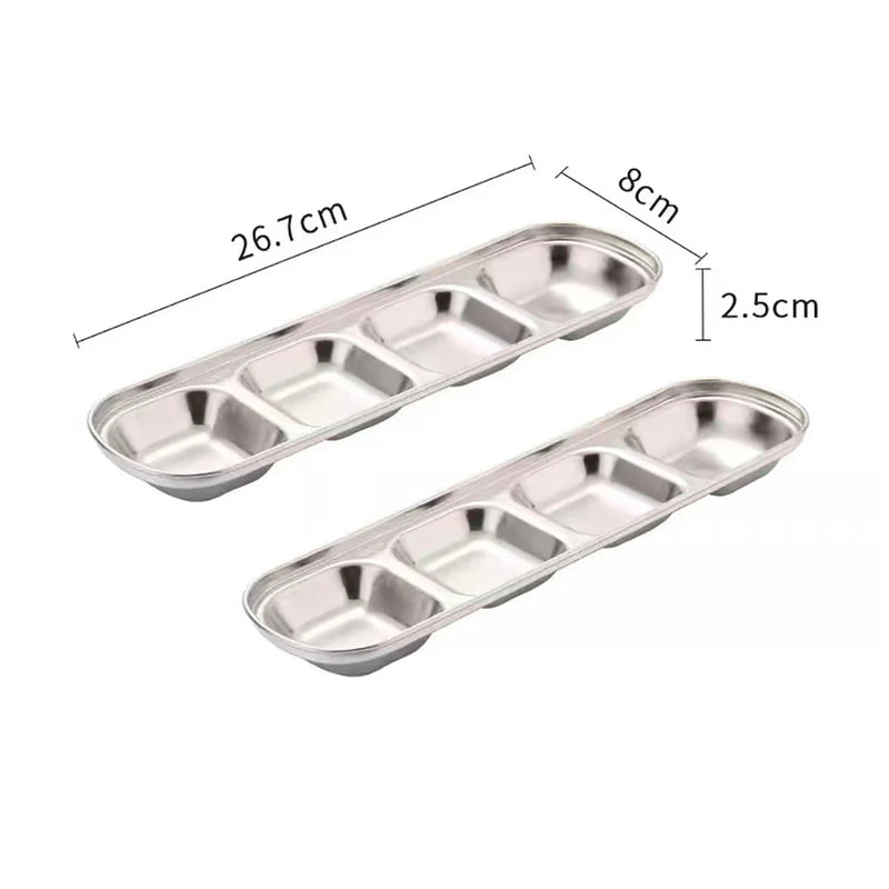 stainless steel bbq seasoning plates, view 9 - MRSLM