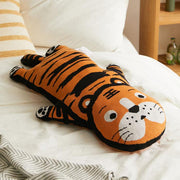 knitted tiger cushion, view 2 - MRSLM