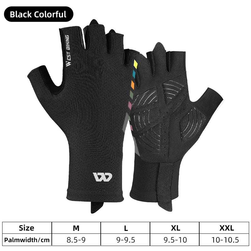 breathable half finger cycling gloves, view 29 - MRSLM