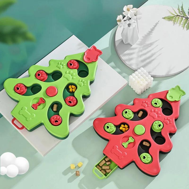 interactive christmas tree dog puzzle toy - MRSLM
