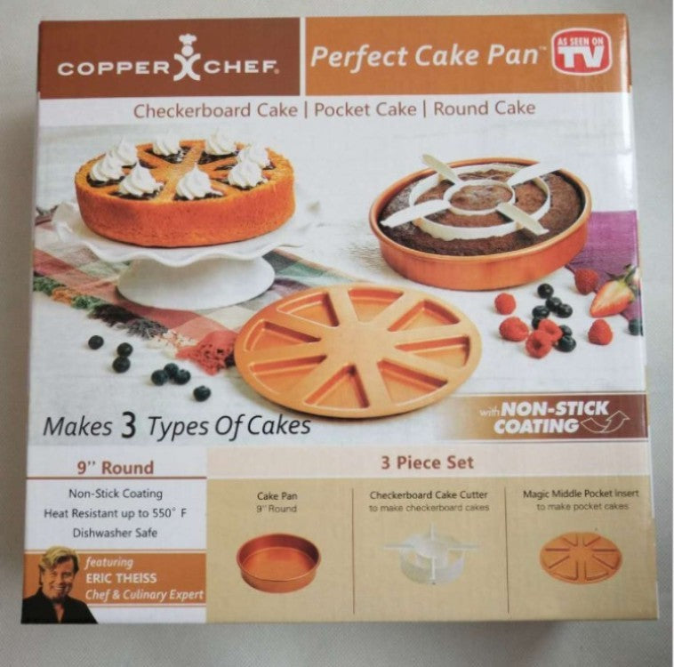 Round cake pan with cover, view 5 - MRSLM