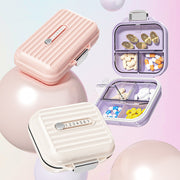 portable waterproof weekly pill organizer, view 8 - MRSLM