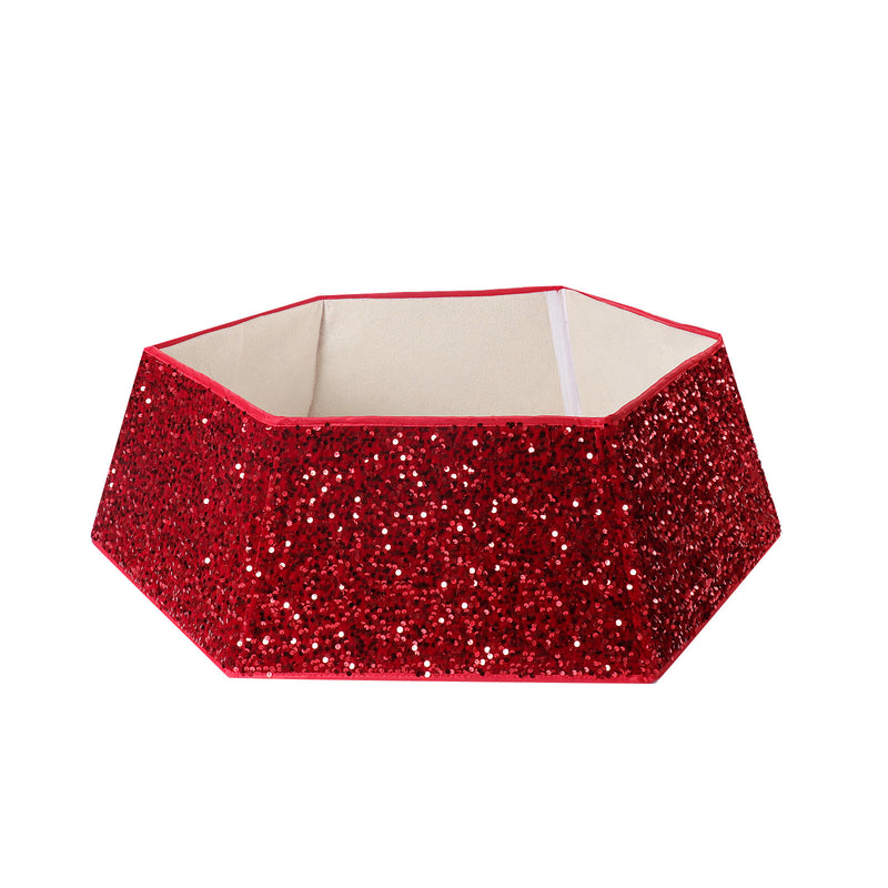 sequin Christmas tree skirt, view 8 - MRSLM
