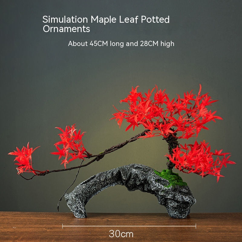 Artificial potted plant bonsai decor, view 9 - MRSLM