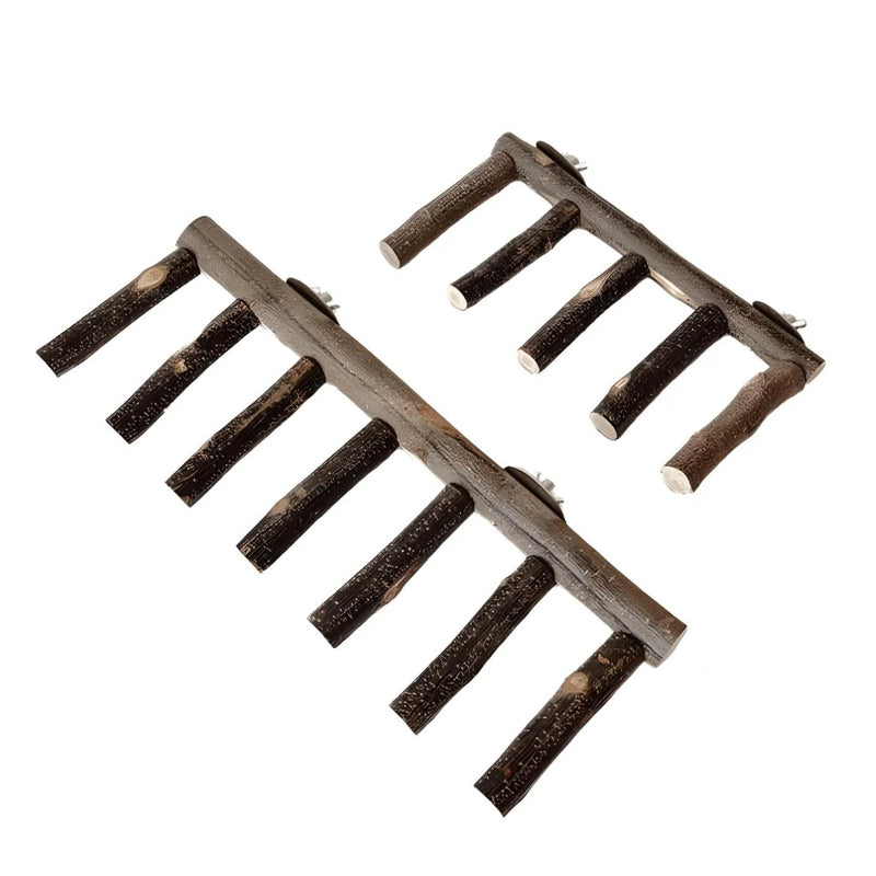 apple wood bird perch and chew toy, view 5 - MRSLM