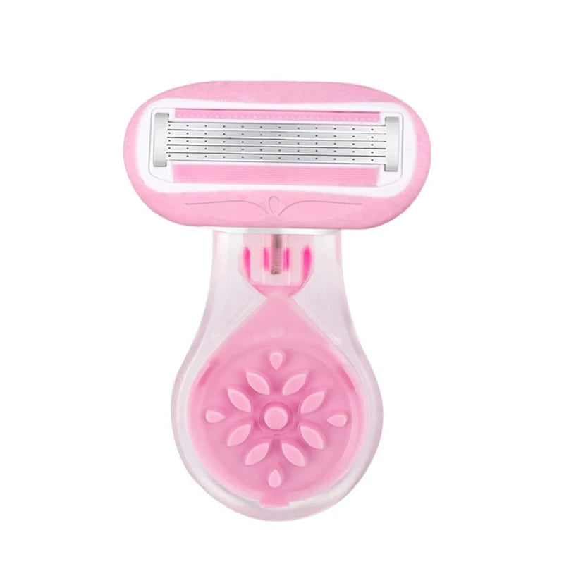 portable women's facial hair razor, view 6 - MRSLM