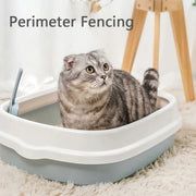 semi-closed cat litter box, view 8 - MRSLM