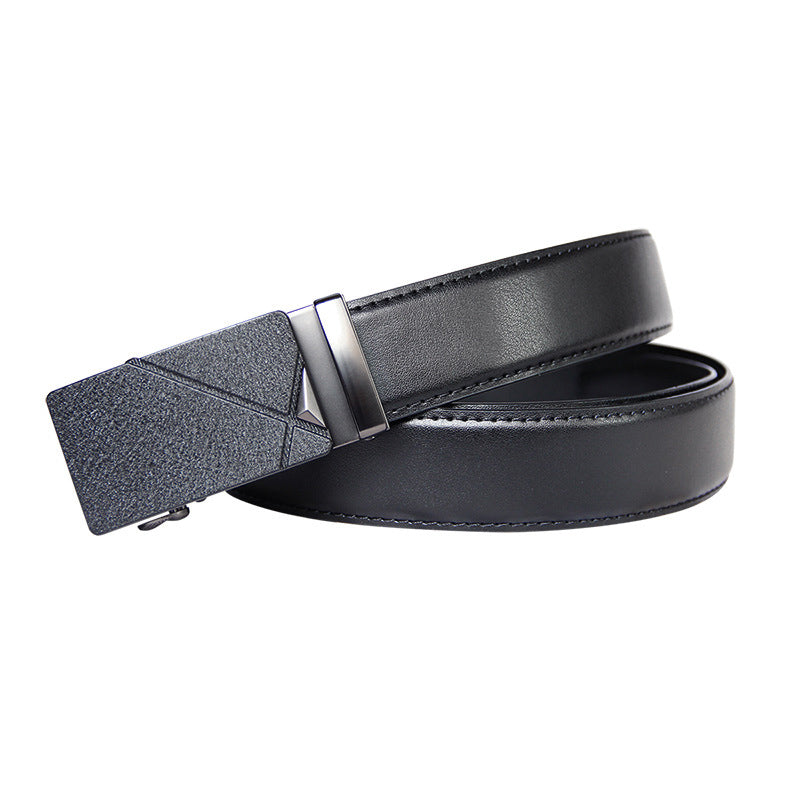 men's automatic buckle leather belt - MRSLM