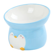 Penguin-shaped ceramic pet bowl, view 8 - MRSLM