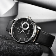 men's stainless steel quartz watch, view 6 - MRSLM