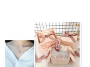 silver necklace with gift box, view 7 - MRSLM