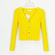 slim fit cardigan sweater for women, view 14 - MRSLM