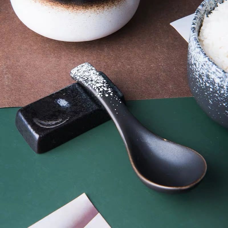 japanese ceramic soup spoon, view 10 - MRSLM