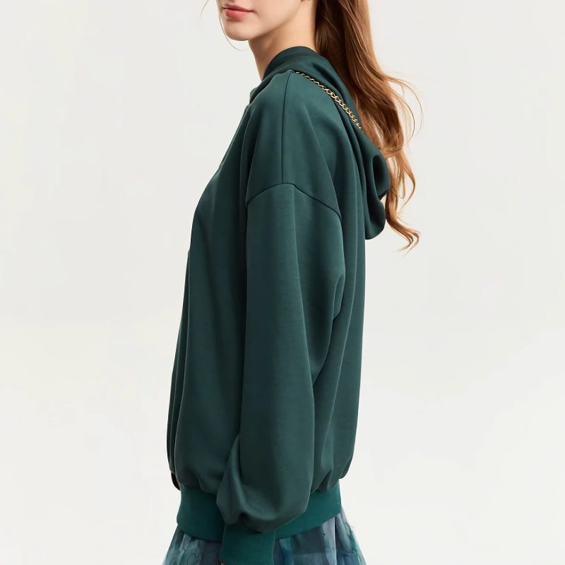 casual hooded sweatshirt, view 5 - MRSLM