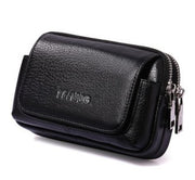 men's leather waist pack, view 5 - MRSLM