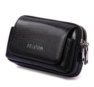 men's leather waist pack, view 5 - MRSLM