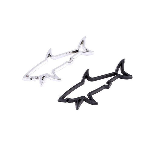 3D metal shark fish car emblem - MRSLM