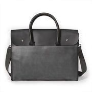 pu leather briefcase shoulder bag, view 5 - MRSLM