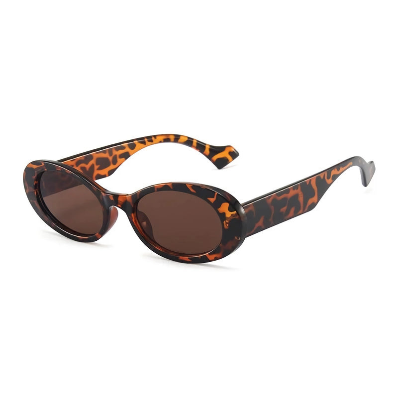 retro oval sunglasses, view 3 - MRSLM