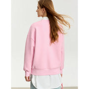 Women's heart print pullover, view 10 - MRSLM