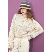 colorful dots loose knitwear for women, view 6 - MRSLM