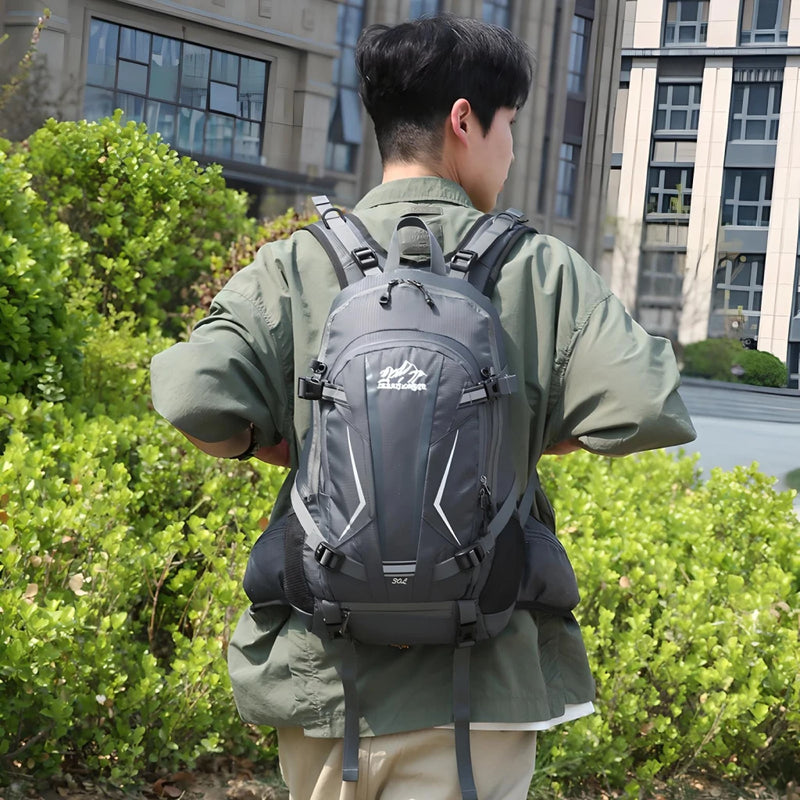water resistant camping backpack, view 7 - MRSLM