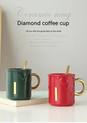 ceramic mug with gold-plated handle, view 8 - MRSLM