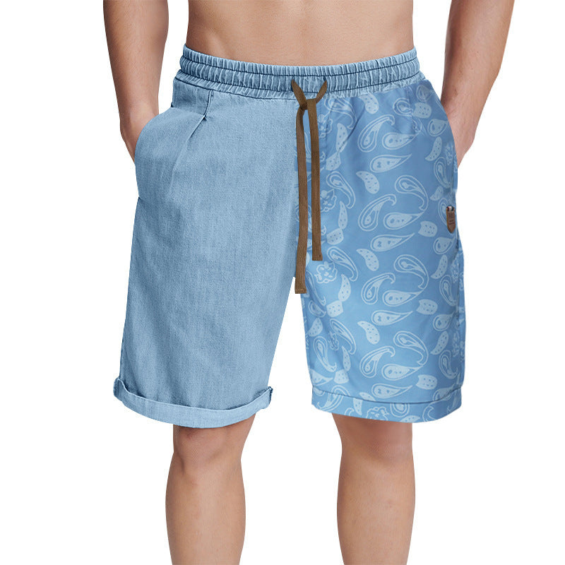 loose cotton sports shorts, view 2 - MRSLM