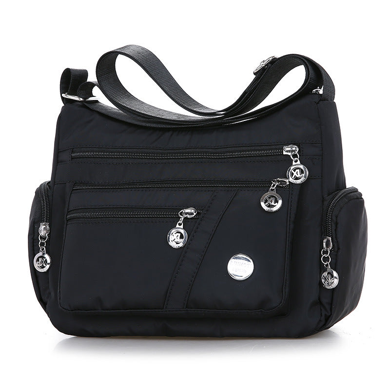 women's multi-pocket nylon crossbody bag, view 12 - MRSLM