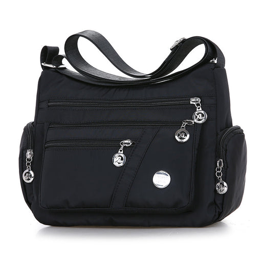 women's multi-pocket nylon crossbody bag, view 12 - MRSLM