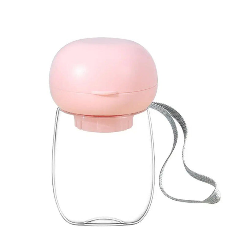 portable pet water bottle with bowl, view 3 - MRSLM