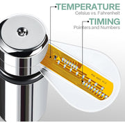 LED clock USB mini fan, view 5 - MRSLM