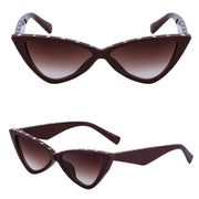rivet cat eye sunglasses, view 10 - MRSLM