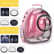 cat space capsule backpack, view 3 - MRSLM