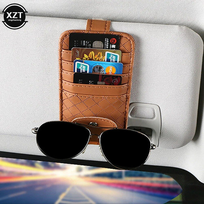 Compact sun visor car organizer, view 7 - MRSLM
