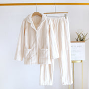 His and hers flannel pajama set, view 2 - MRSLM