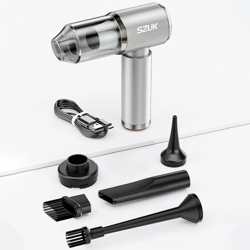 USB handheld car and home vacuum, view 3 - MRSLM