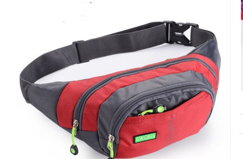 Waterproof Canvas Multi-pocket Phone Chest Bag