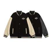 american retro baseball embroidered jacket, view 5 - MRSLM