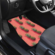 pastel pineapple pink car floor mats, view 4 - MRSLM